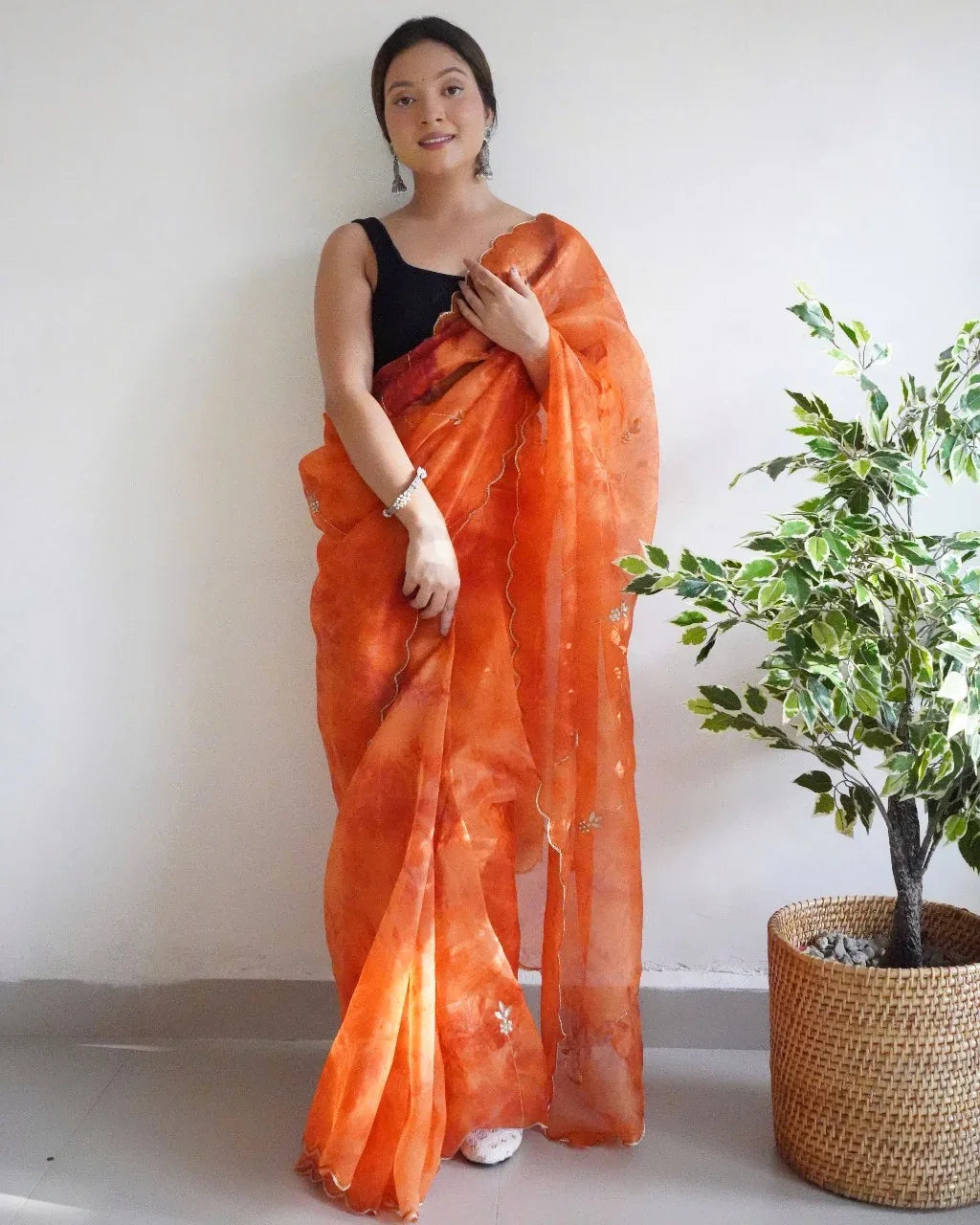Ariana Organza Saree Anant Tex Exports Private Limited