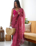 Ariana Organza Saree Anant Tex Exports Private Limited