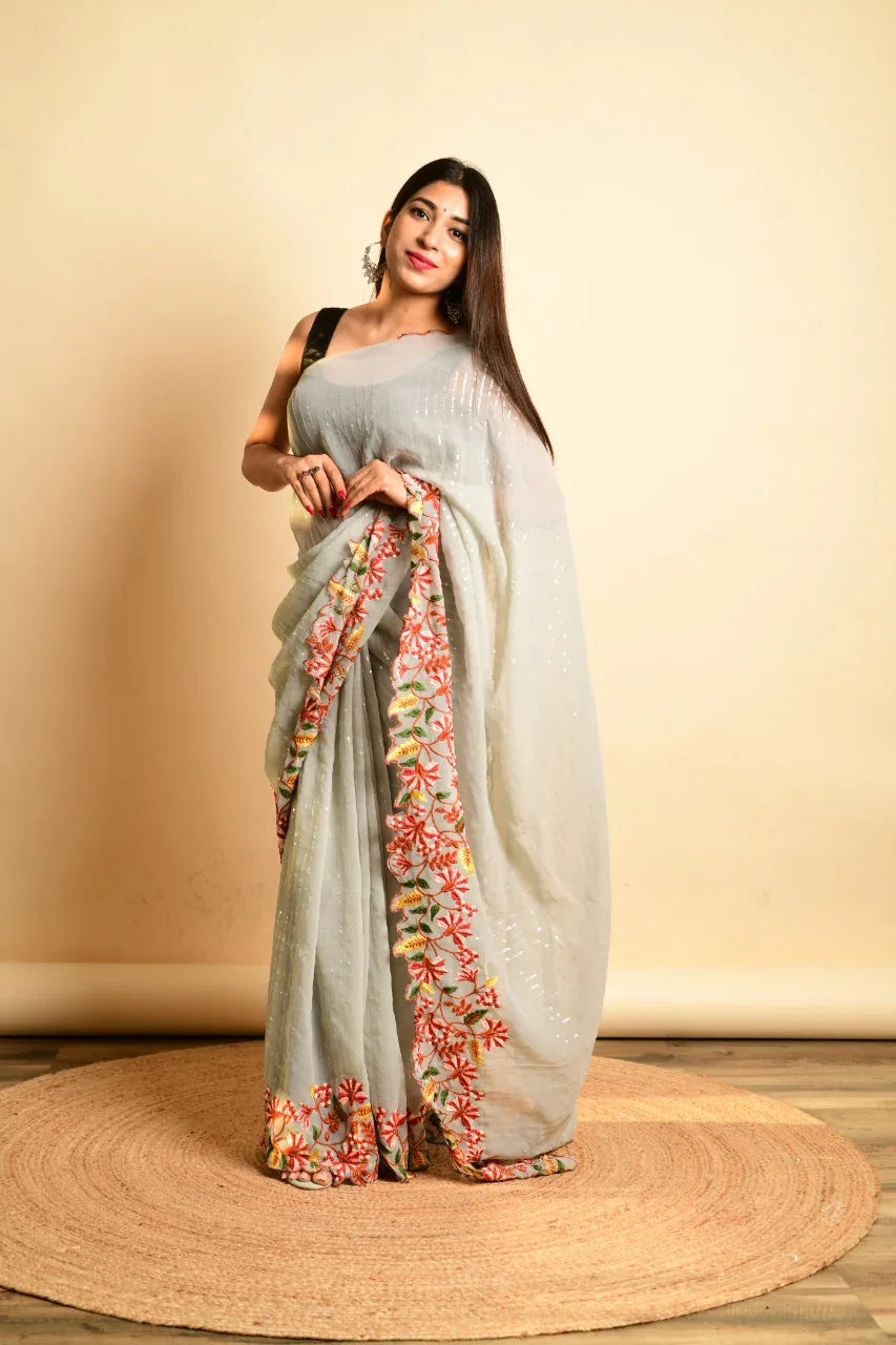 MALANI GEORGETTE SAREE Anant Tex Exports Private Limited