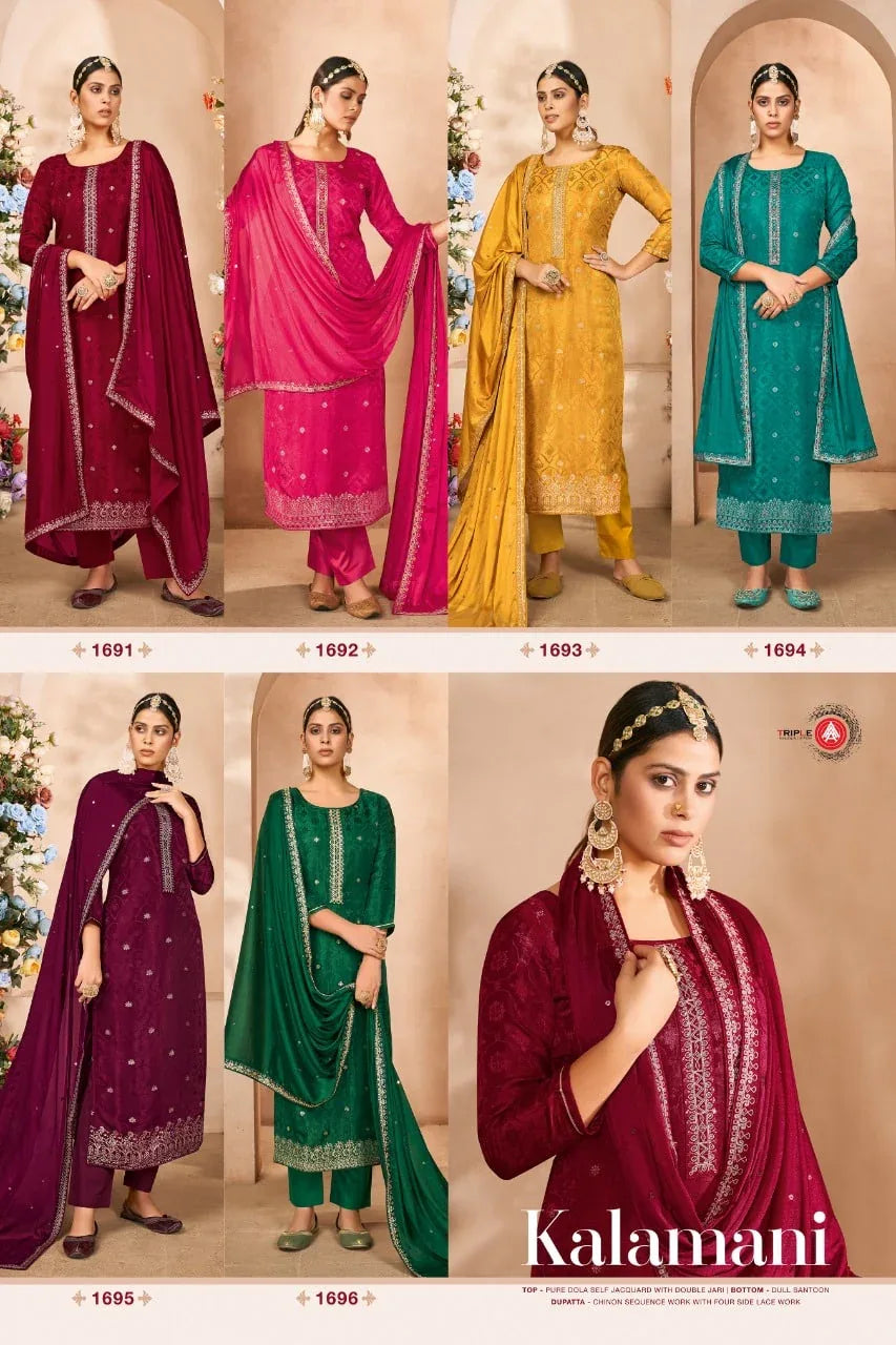 KALAMANI 1691 TO 1696 SERIES SUIT Anant Tex Exports Private Limited
