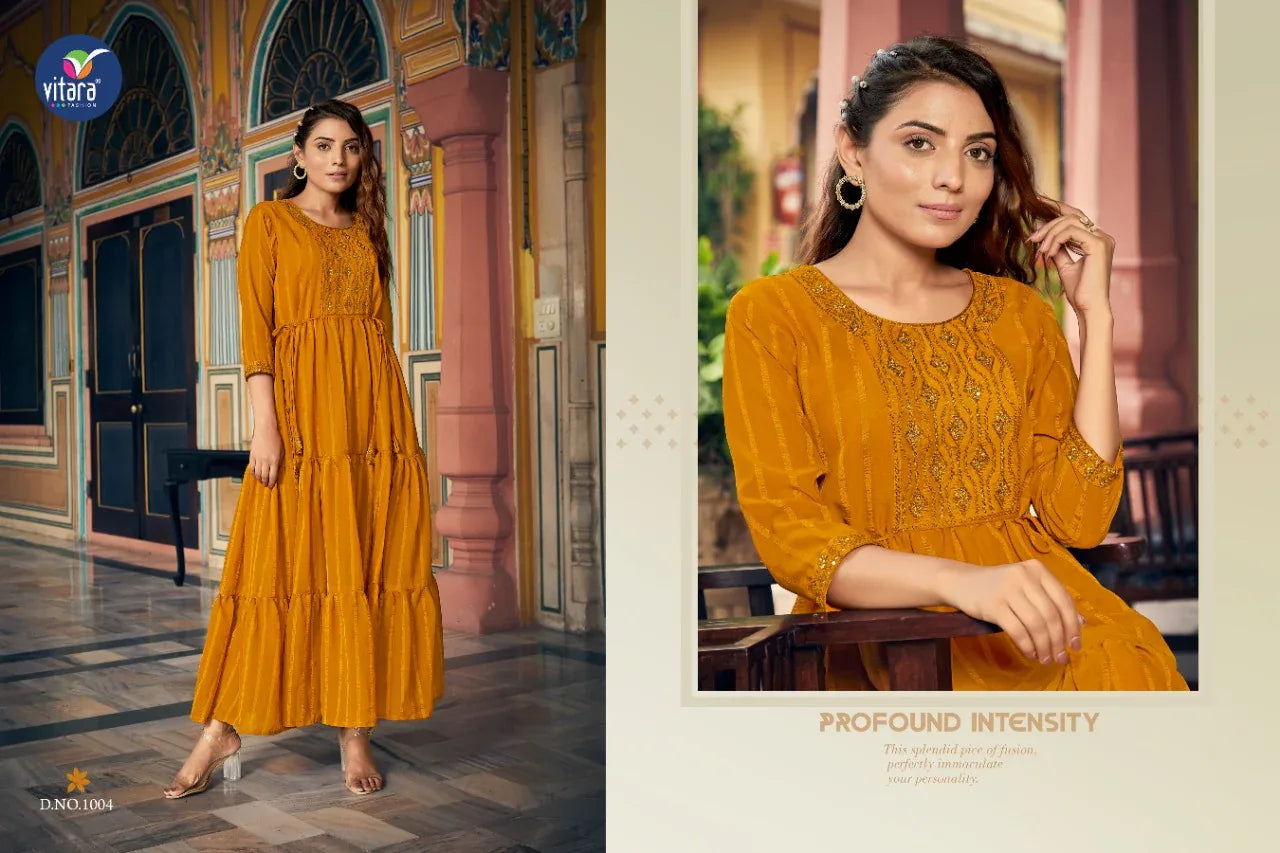 Eitara Exclusive Designer Long Gown Anant Tex Exports Private Limited