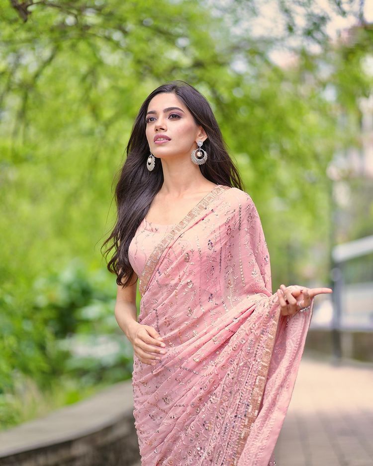 HEAVY GEORGETTE SEQUENCE SAREE Anant Tex Exports Private Limited