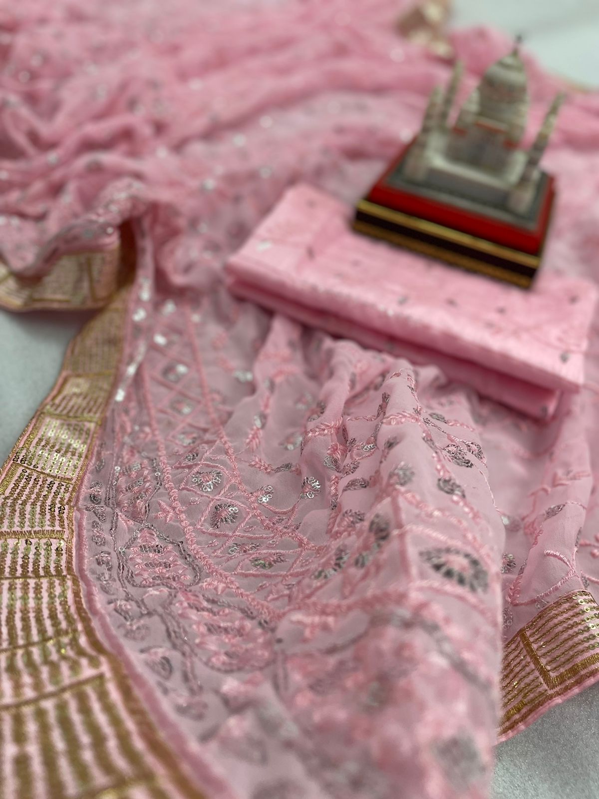 HEAVY GEORGETTE SEQUENCE SAREE Anant Tex Exports Private Limited