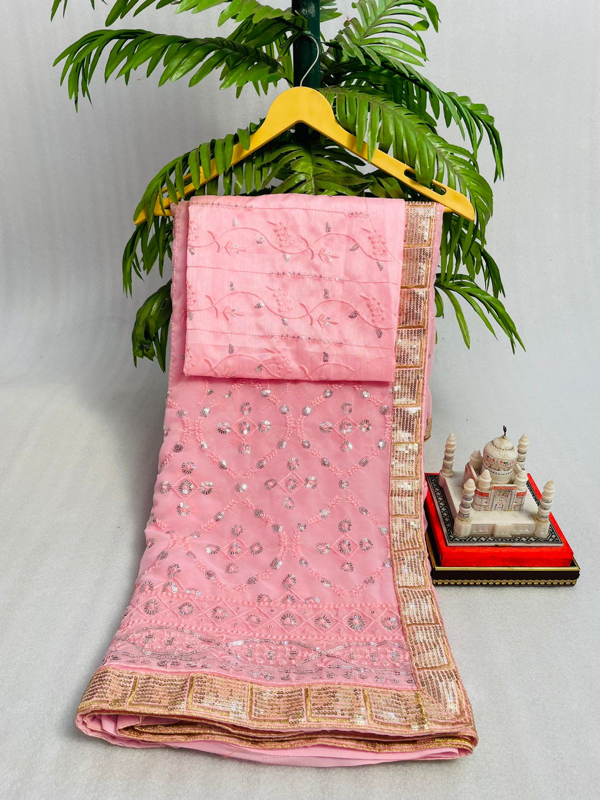 HEAVY GEORGETTE SEQUENCE SAREE Anant Tex Exports Private Limited