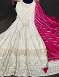 Lucknowi Chikankari Gown Collection Anant Tex Exports Private Limited