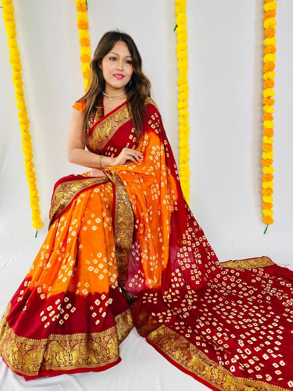 PAVITRA- BANDHEJ VOL - 2 SAREE Anant Tex Exports Private Limited