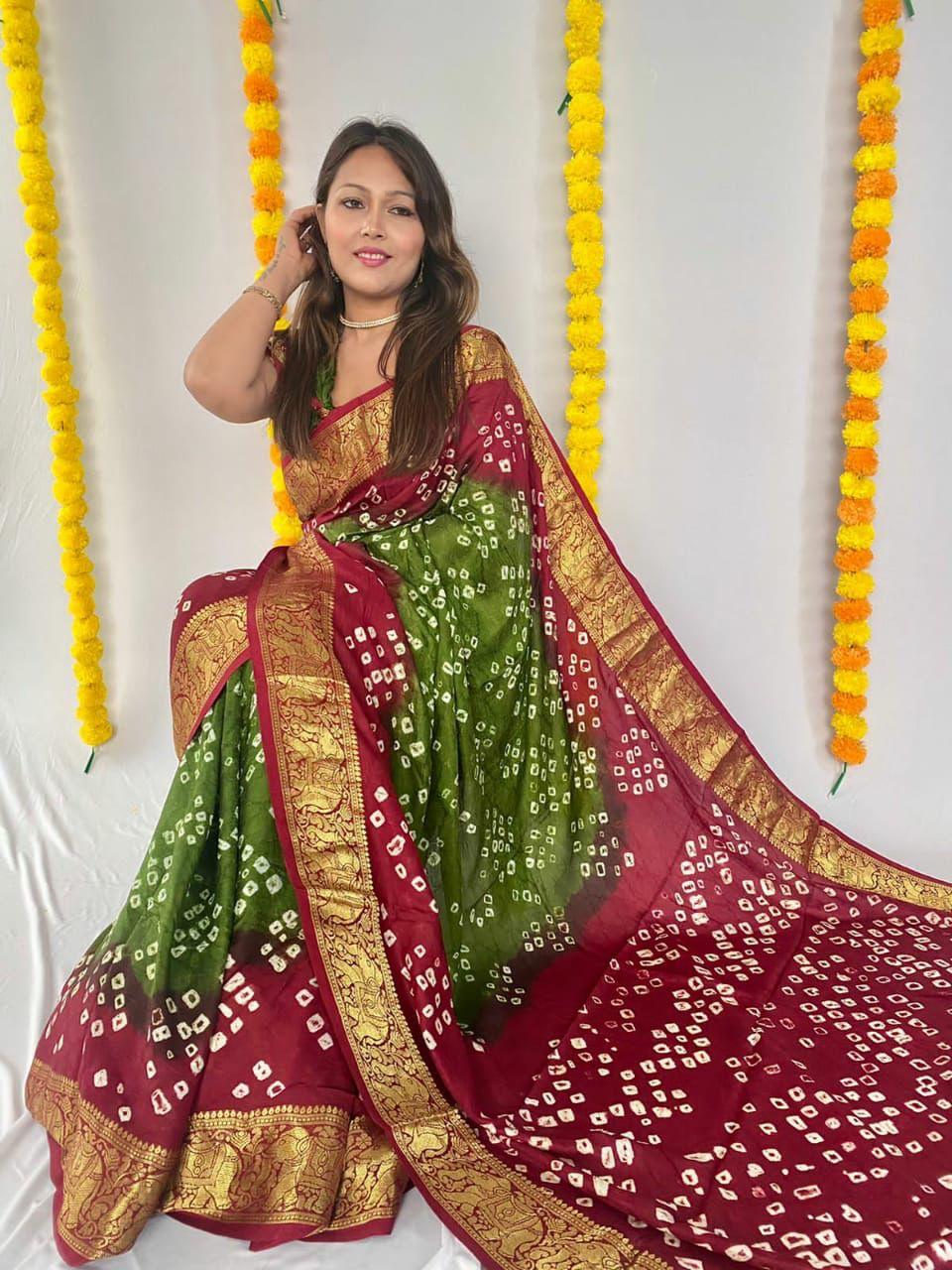 PAVITRA- BANDHEJ VOL - 2 SAREE Anant Tex Exports Private Limited