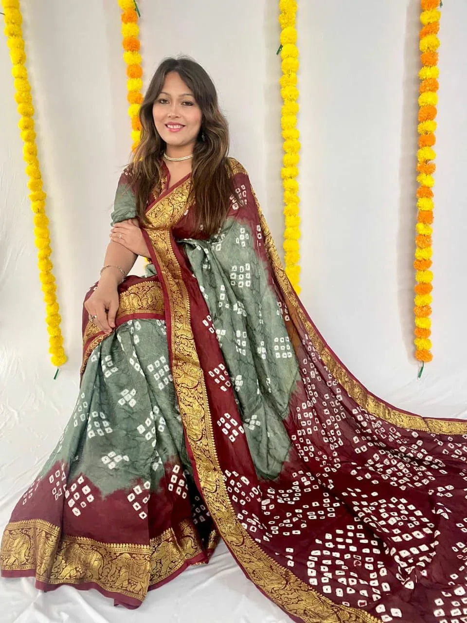 PAVITRA- BANDHEJ VOL - 2 SAREE Anant Tex Exports Private Limited