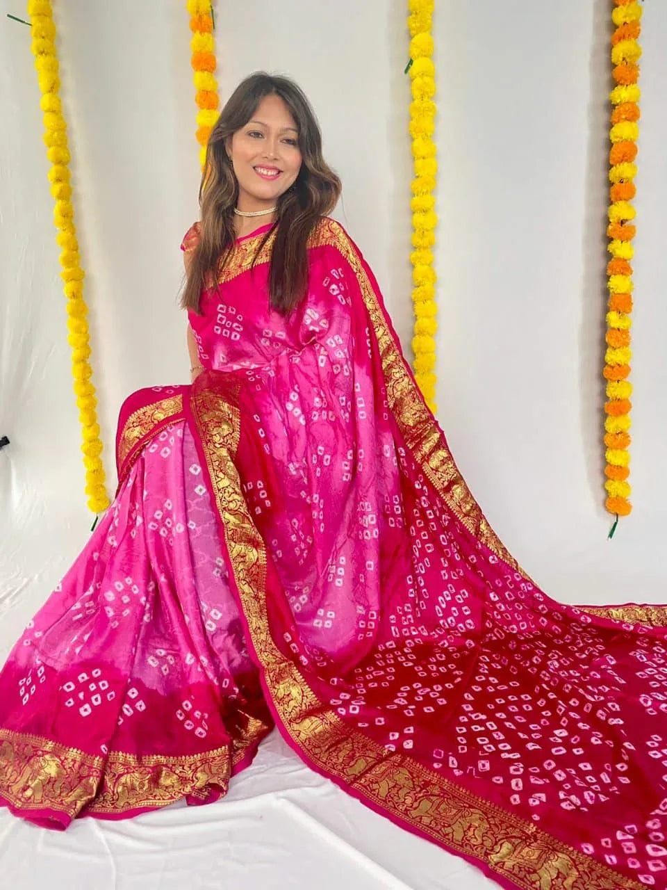 PAVITRA- BANDHEJ VOL - 2 SAREE Anant Tex Exports Private Limited