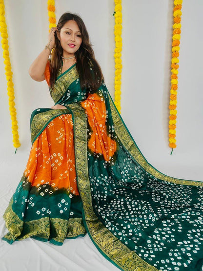 PAVITRA- BANDHEJ VOL - 2 SAREE Anant Tex Exports Private Limited