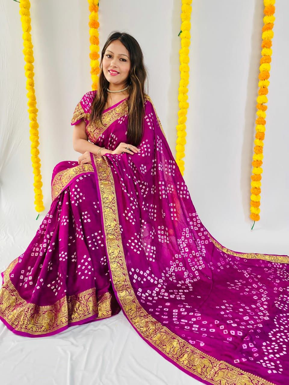 PAVITRA- BANDHEJ VOL - 2 SAREE Anant Tex Exports Private Limited