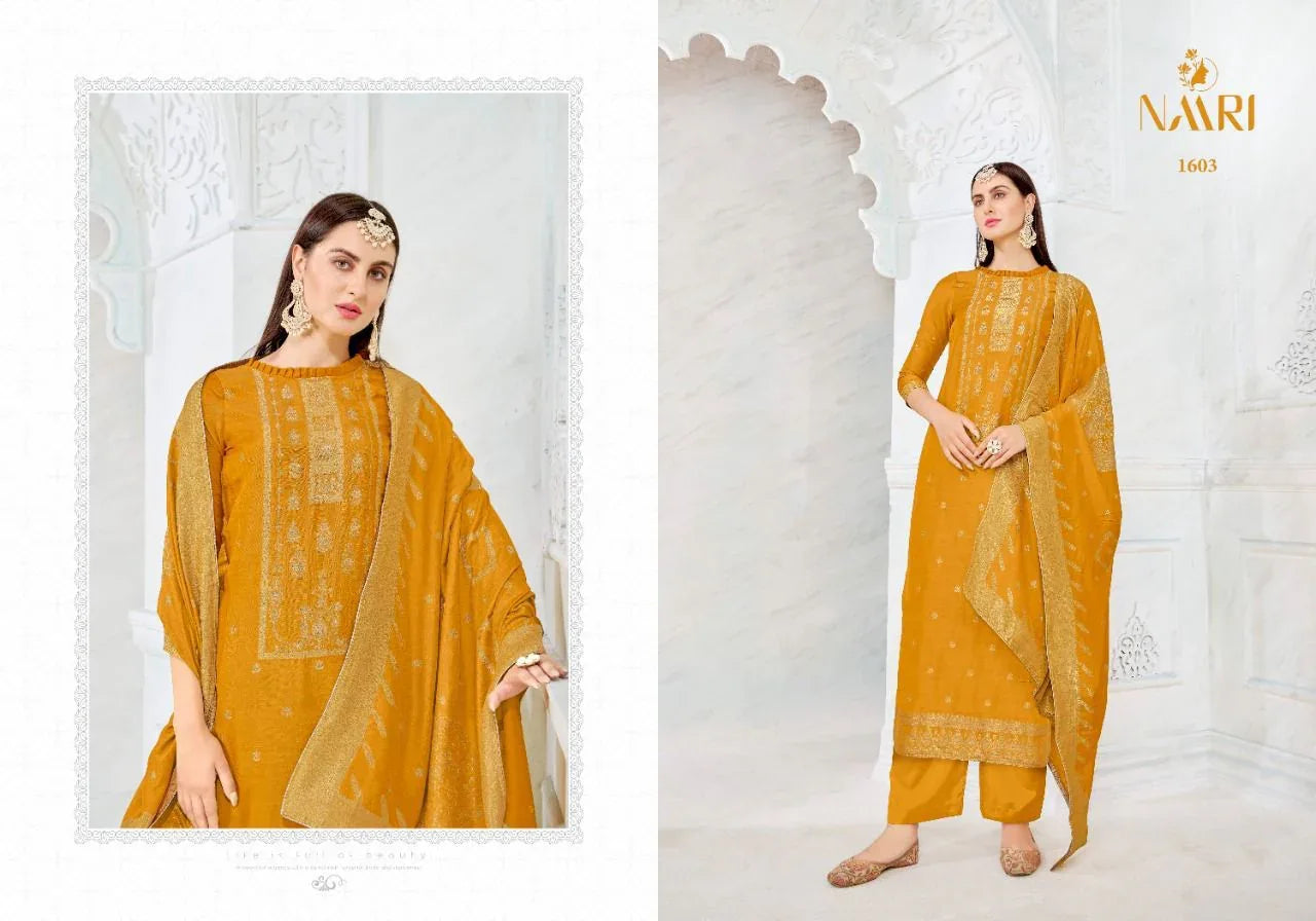 NAARI MEHAR VOL.2 PURE MUSLIN JACARD SUIT Anant Tex Exports Private Limited