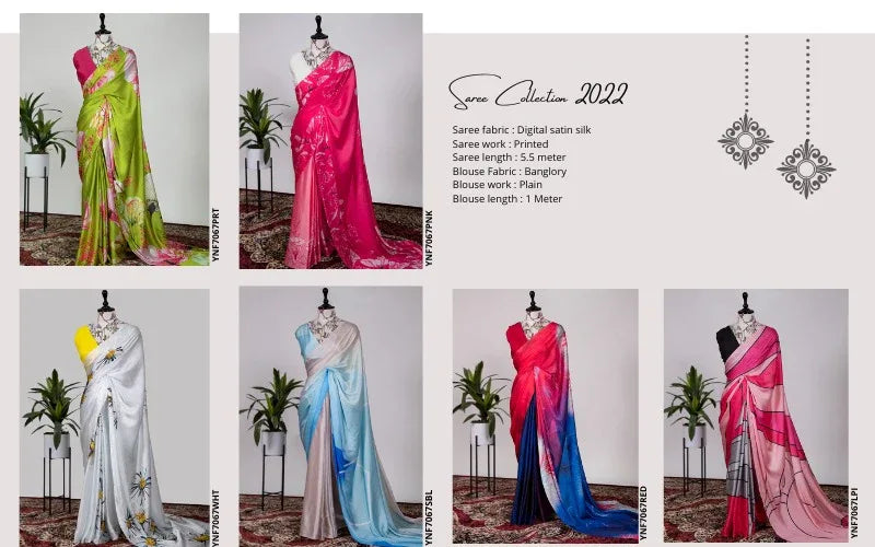 Digital Printed Saree Anant Tex Exports Private Limited