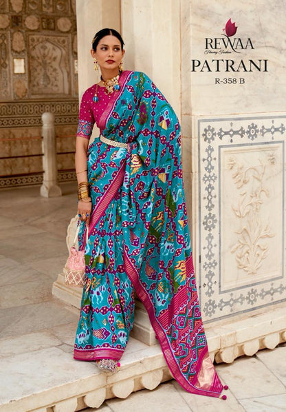 Rewaa Patrani Soft Cotton Silk Patola Saree Anant Tex Exports Private Limited