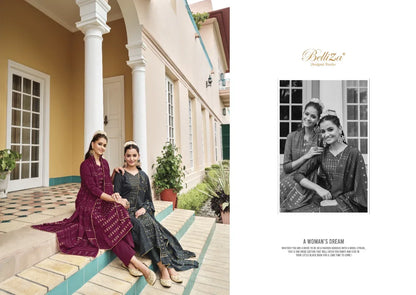 BELLIZA NIMRAT PURE SILK SALWAR SUITS Anant Tex Exports Private Limited