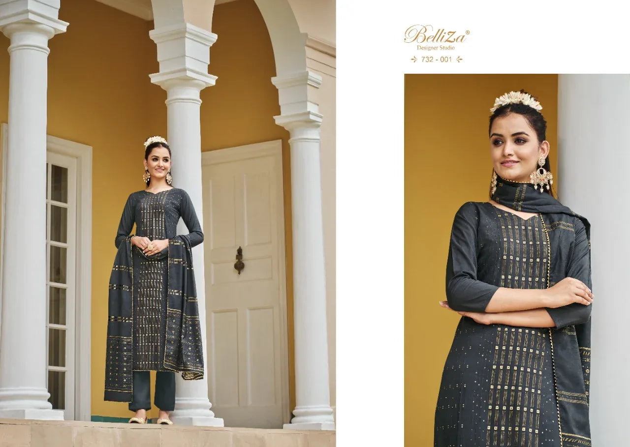 BELLIZA NIMRAT PURE SILK SALWAR SUITS Anant Tex Exports Private Limited