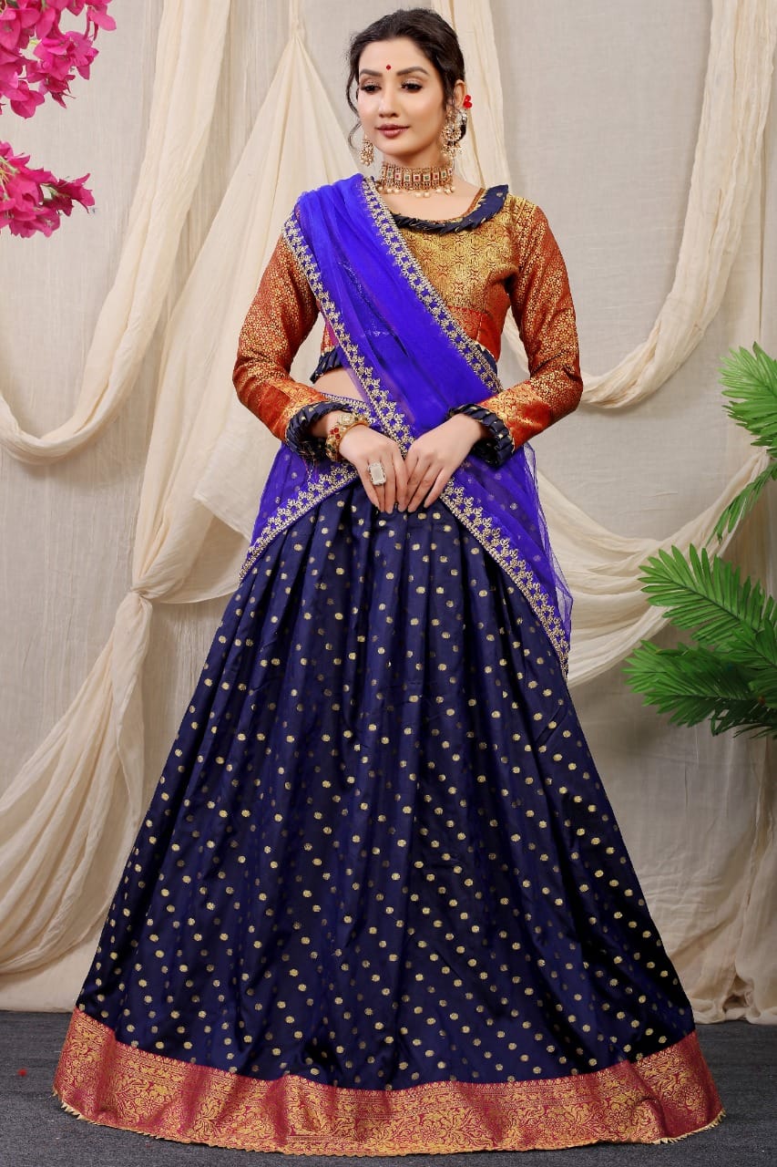 South Indian Festival Special Lehenga Style Anant Tex Exports Private Limited