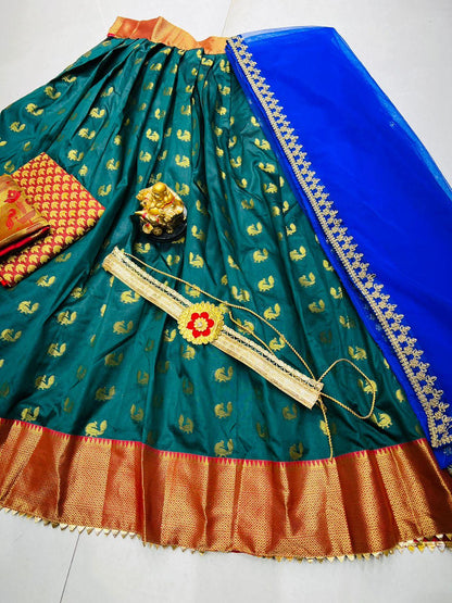 South Indian Festival Special Lehenga Style Anant Tex Exports Private Limited
