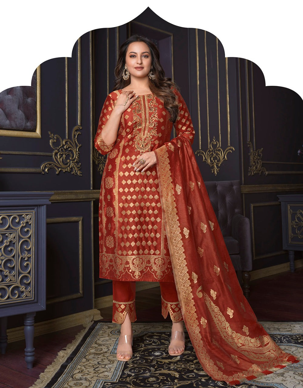 Lily And Lali Silk Kari 2 Exclusive Wear Kurti Pant With Dupatta Collection Anant Tex Exports Private Limited