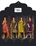 Lily And Lali Silk Kari 2 Exclusive Wear Kurti Pant With Dupatta Collection Anant Tex Exports Private Limited