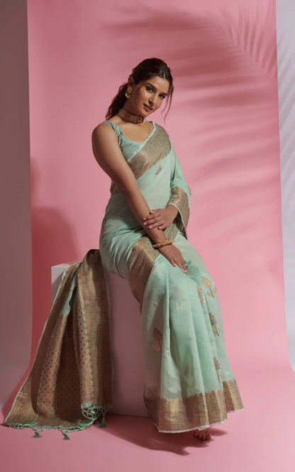 RajYog Aarna Silk Soft Modal Cotton Saree 