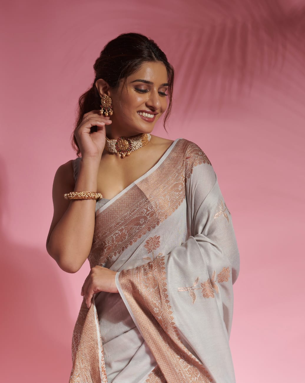 RajYog Aarna Silk Soft Modal Cotton Saree Anant Tex Exports Private Limited