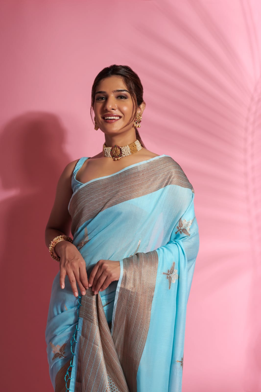 RajYog Aarna Silk Soft Modal Cotton Saree Anant Tex Exports Private Limited