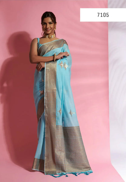 RajYog Aarna Silk Soft Modal Cotton Saree 
