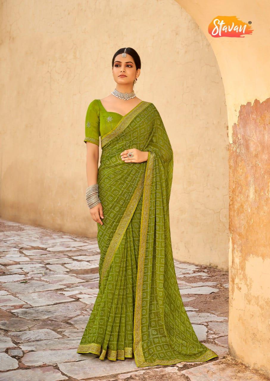 Stavan Vihana Georgette Saree Anant Tex Exports Private Limited