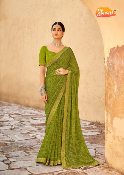 Stavan Vihana Georgette Saree Anant Tex Exports Private Limited