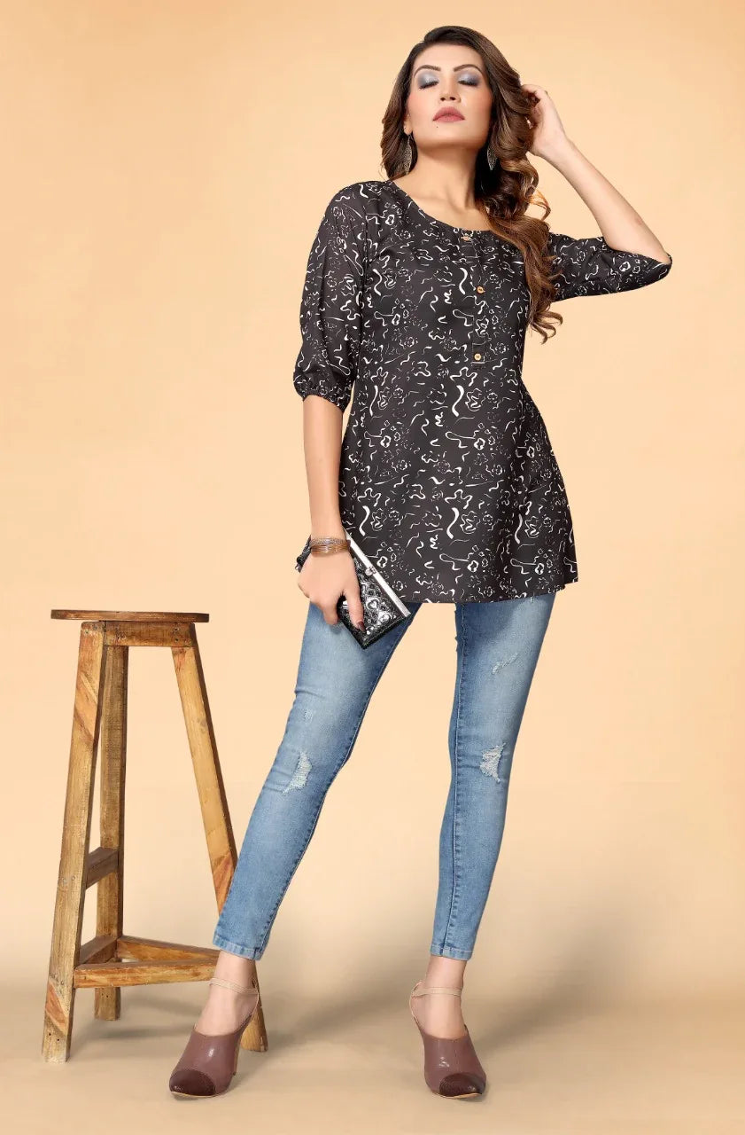 RISHITA RAYON FESTIVE SHORT TOP COLLECTION Anant Tex Exports Private Limited