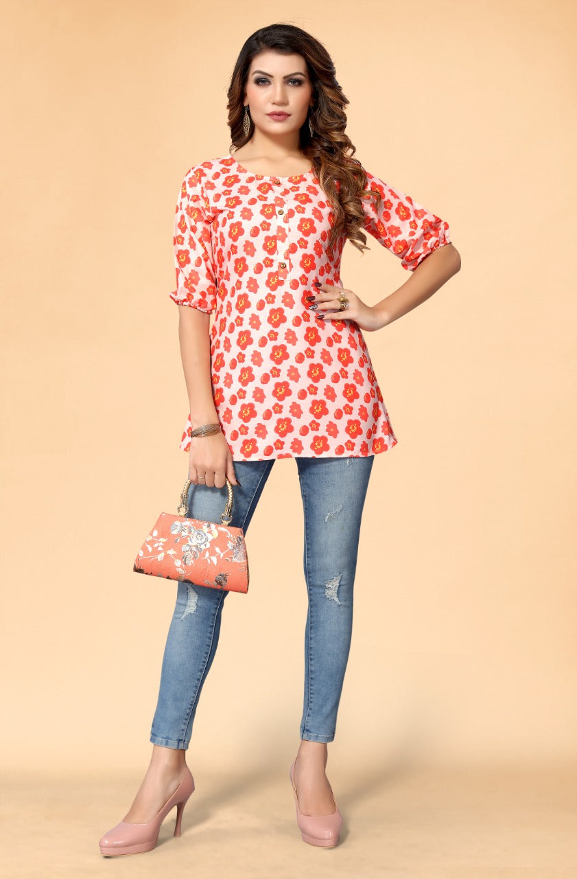 RISHITA RAYON FESTIVE SHORT TOP COLLECTION Anant Tex Exports Private Limited