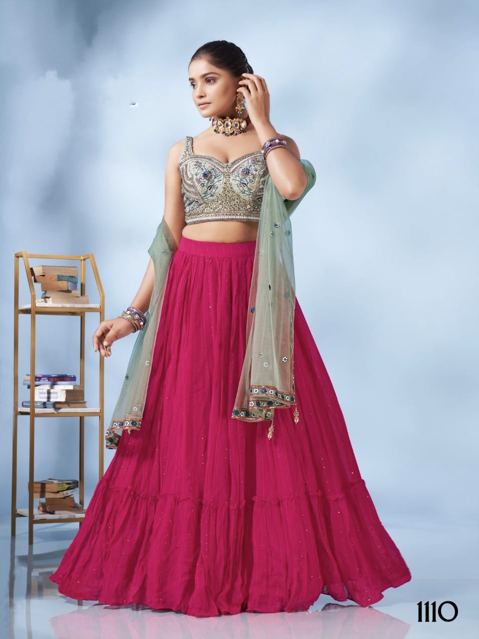 Designer Party Wear Lehenga Choli Dno.1110 Anant Tex Exports Private Limited