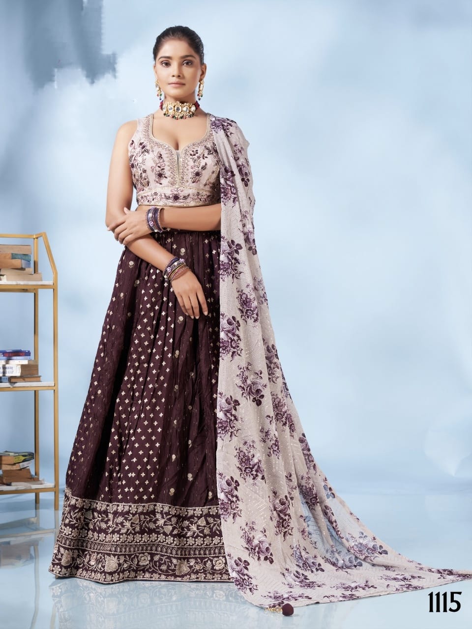 Designer Party Wear Lehenga Choli Dno.1115 Anant Tex Exports Private Limited