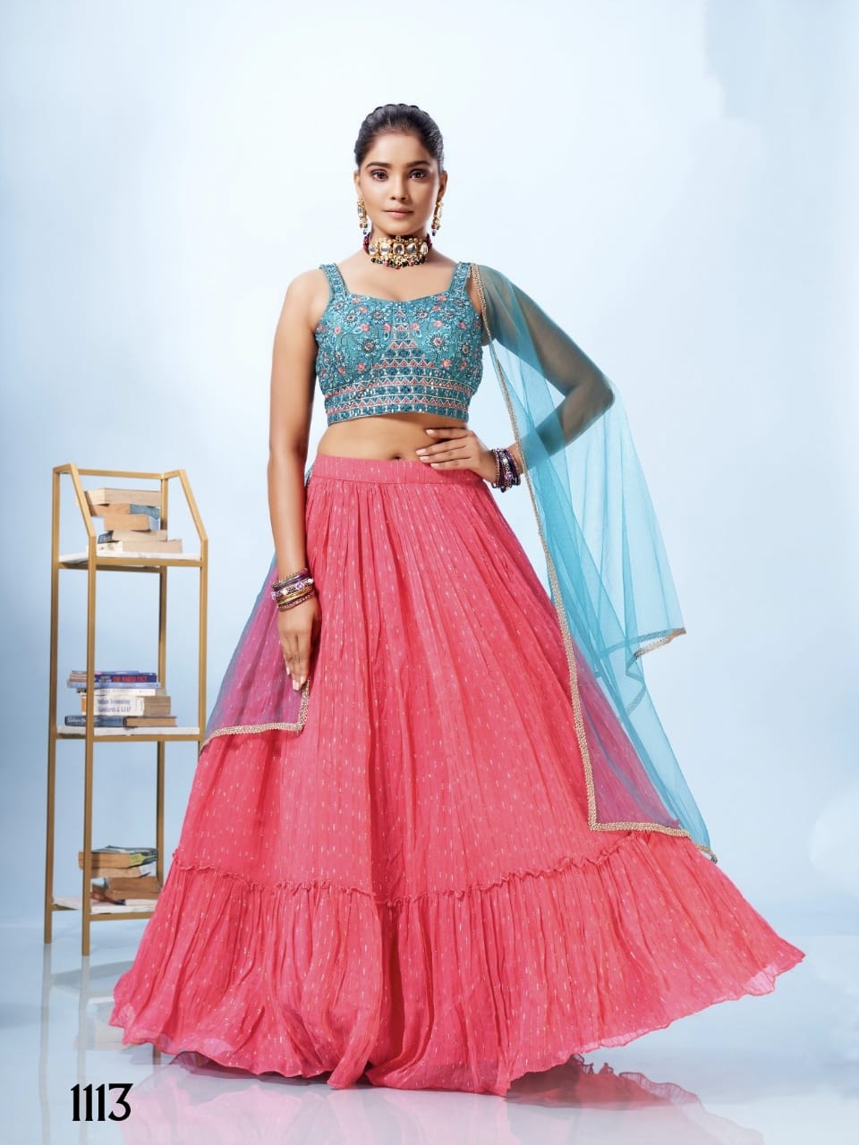 Designer Party Wear Lehenga Choli Dno.1113 Anant Tex Exports Private Limited