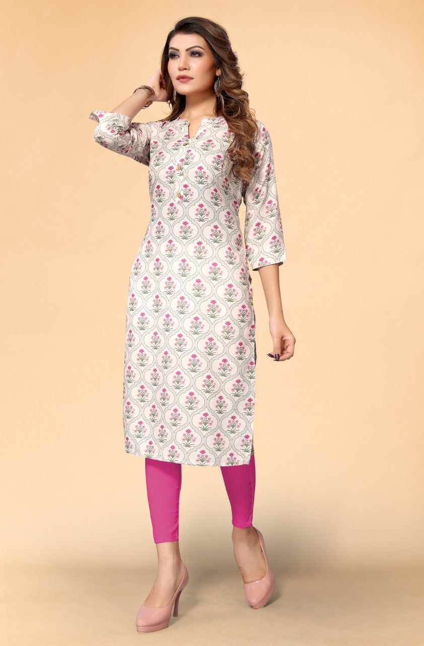 FLORA RAYON FESTIVE KURTI COLLECTION Anant Tex Exports Private Limited