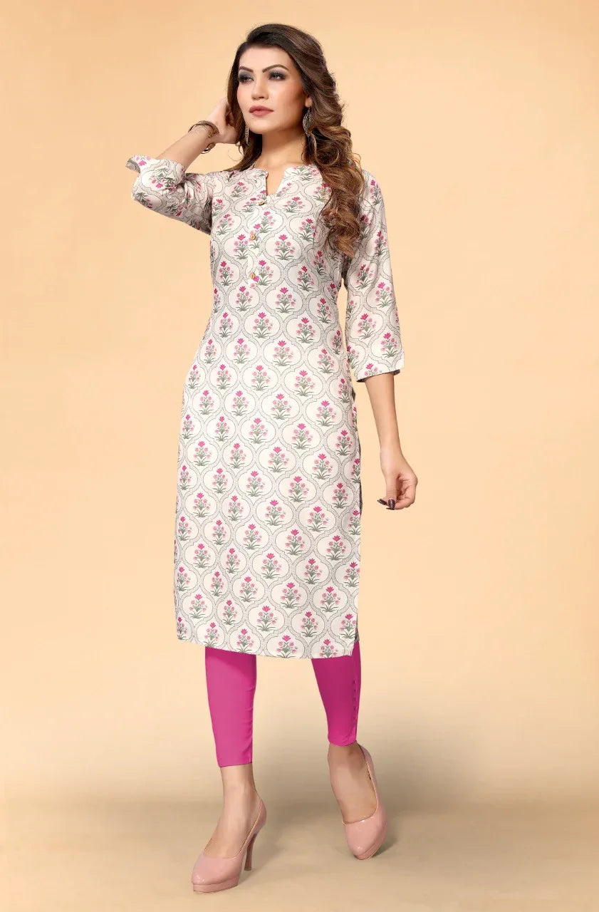FLORA RAYON FESTIVE KURTI COLLECTION Anant Tex Exports Private Limited