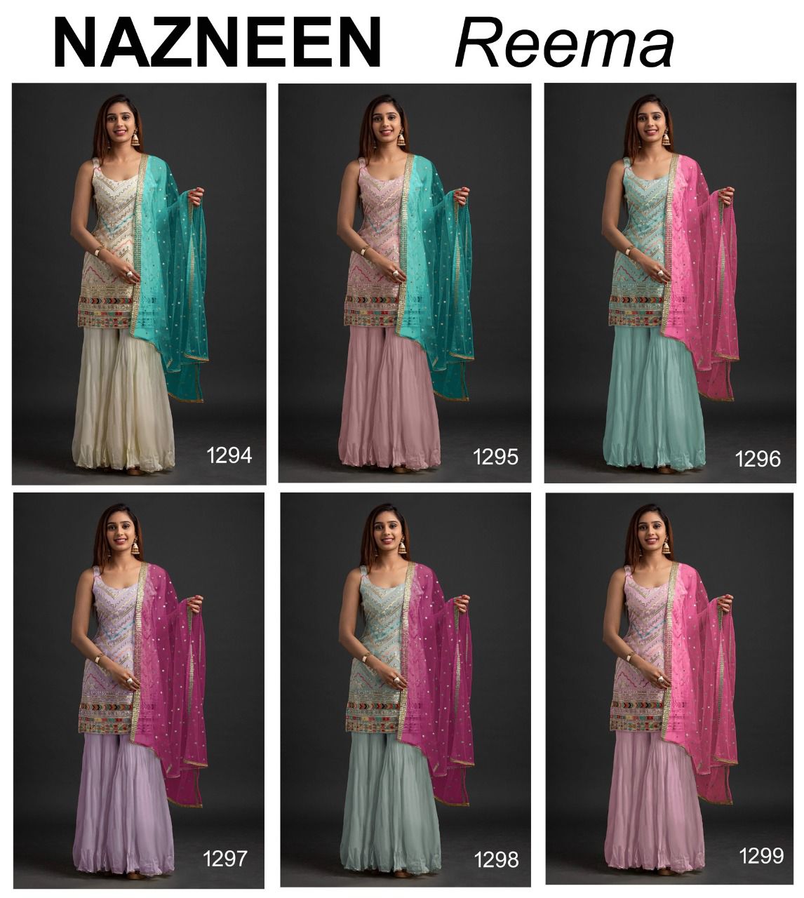Nazneen Reema 1294 Series Festive Wear Designer Salwar Kameez Anant Tex Exports Private Limited