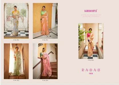 KIMORA RABAB ORGANZA SILK SAREE Anant Tex Exports Private Limited