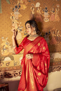 Aabhushan Soft handloom weaving Silk Saree Anant Tex Exports Private Limited