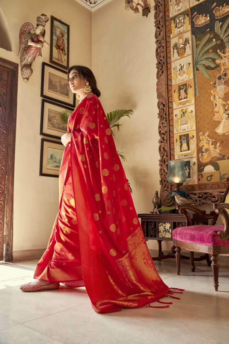 Aabhushan Soft handloom weaving Silk Saree Anant Tex Exports Private Limited