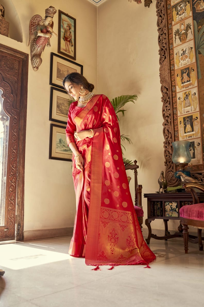 Aabhushan Soft handloom weaving Silk Saree Anant Tex Exports Private Limited