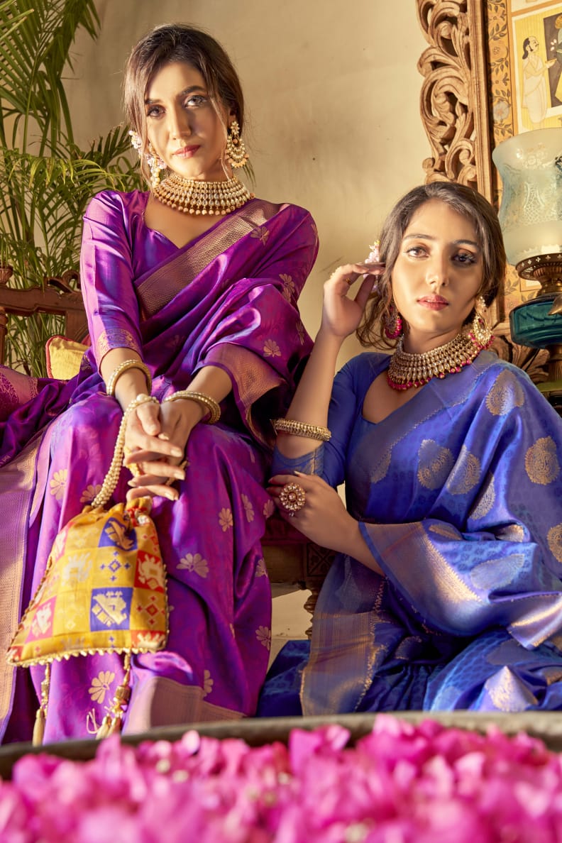 Aabhushan Soft handloom weaving Silk Saree Anant Tex Exports Private Limited