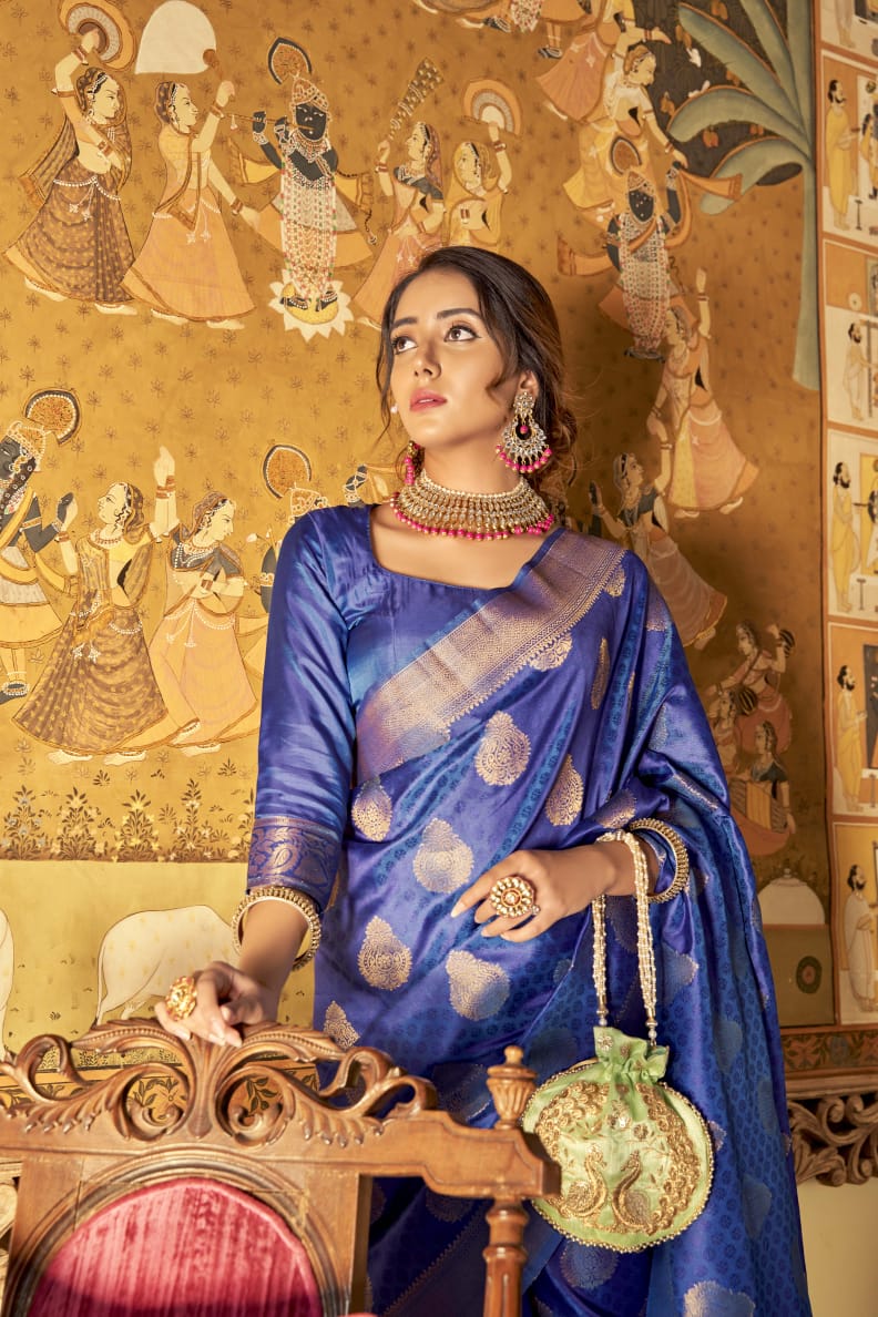 Aabhushan Soft handloom weaving Silk Saree Anant Tex Exports Private Limited