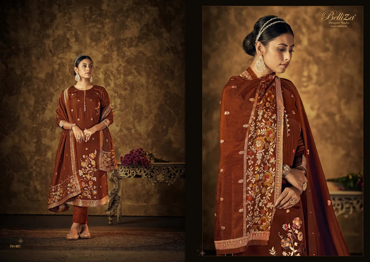 SAARANG JAQUARD DESIGNER SUIT COLLECTION Anant Tex Exports Private Limited