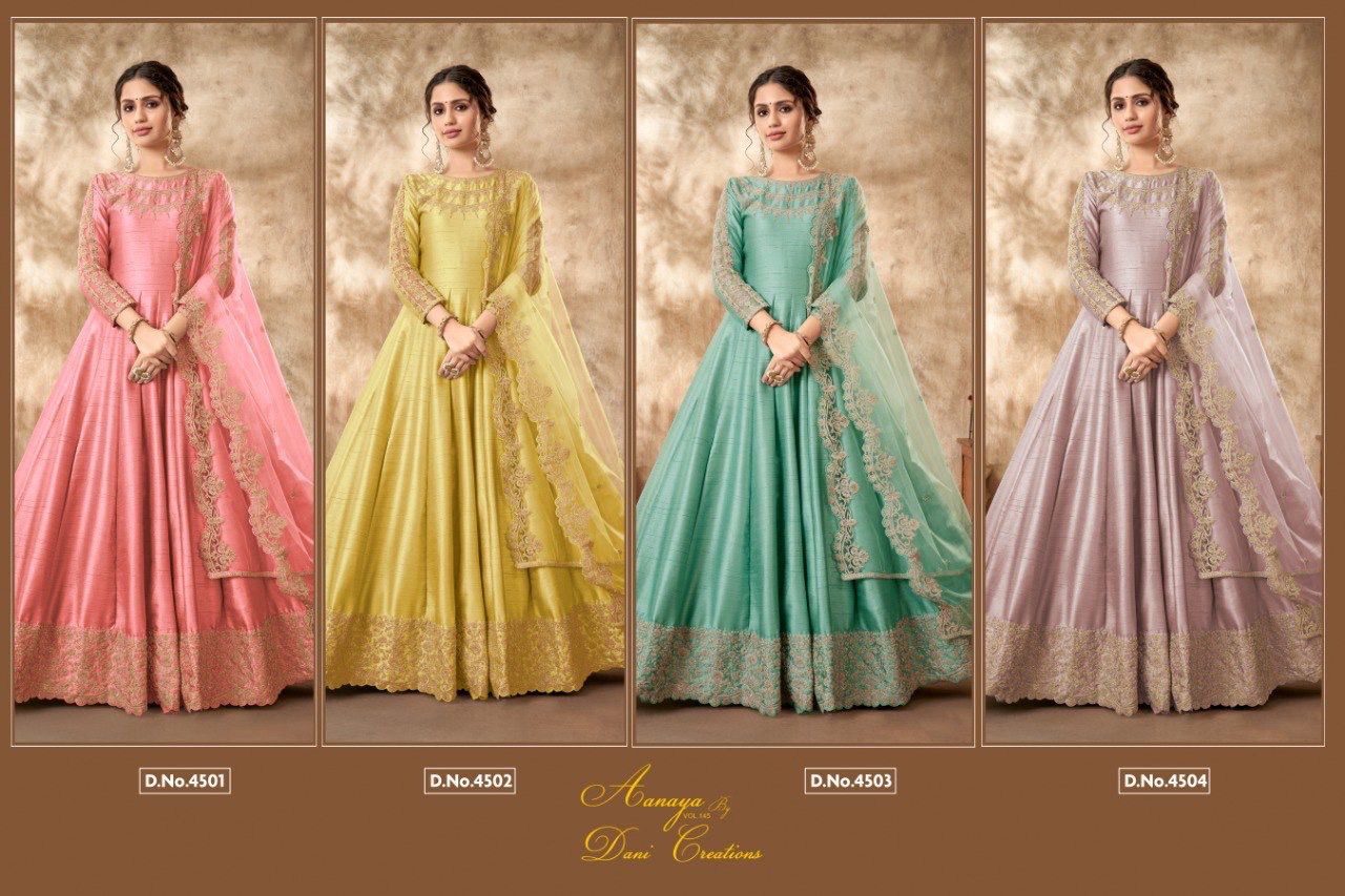 Aanaya Vol-145 4500 Series Suit Anant Tex Exports Private Limited