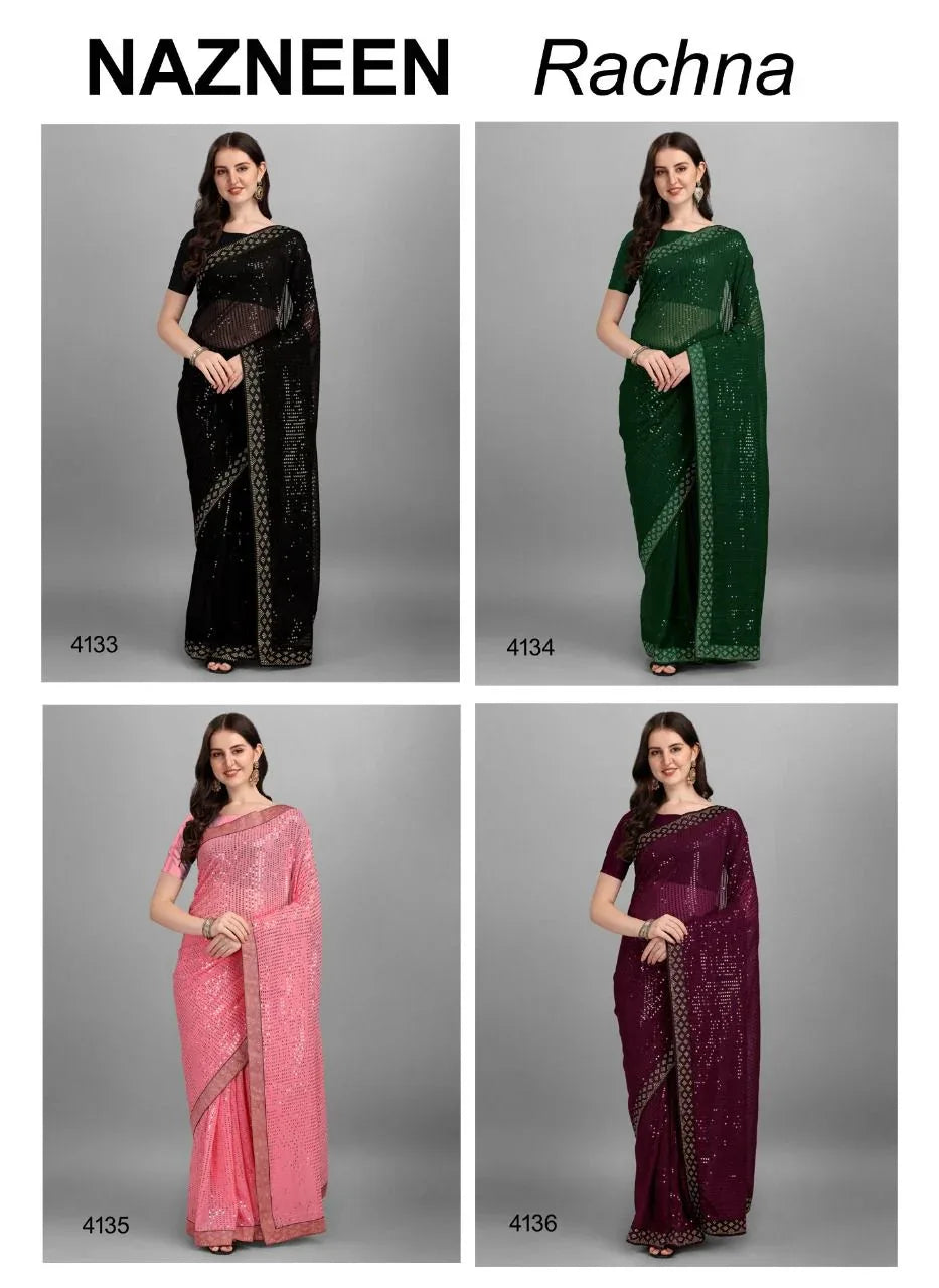 NAZNEEN RACHNA 4133 SERIES SAREE Anant Tex Exports Private Limited