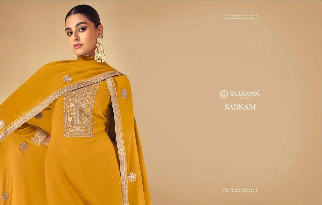 GULKAYRA SABNAM GEORGETTE SALWAR SUITS Anant Tex Exports Private Limited