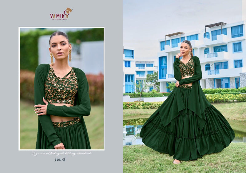 VAMIKA ATTRACTION NEW RANGE OF LEHNGA CHOLI WITH KOTI COLLECTION Anant Tex Exports Private Limited