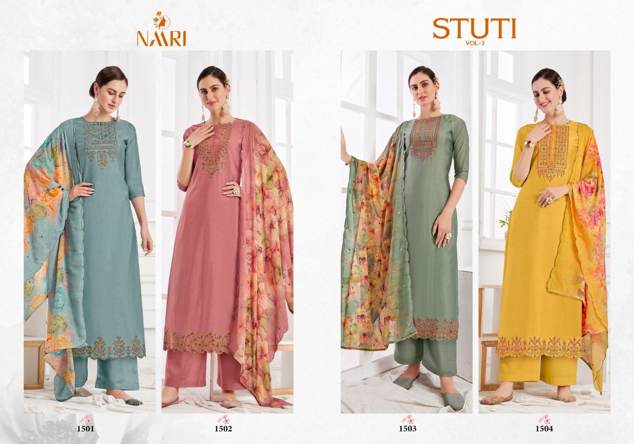 Stuti Vol 3 Naari Salwar Suits Anant Tex Exports Private Limited